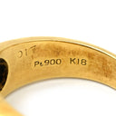 ノンブランド NON BRAND ダイヤ コンビリング イエローゴールドXプラチナシルバー K18YG Pt900 ダイヤモンド リング 指輪 1P 1粒ダイヤ 16.5号