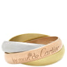 カルティエ Cartier トリニティクラシック ホワイトゴールドXイエローゴールドXピンクゴールド K18WG K18YG K18PG #48(JP8) リング 指輪 3連 3カラー 7.5号