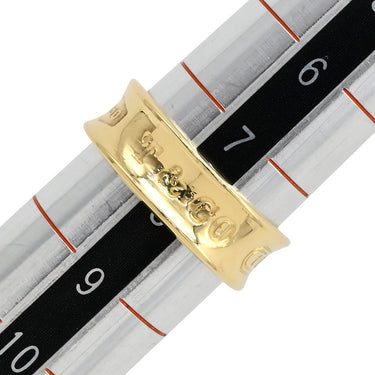 ティファニー Tiffany & Co 1837 ナロー イエローゴールド K18YG リング 指輪 750 18K 8号