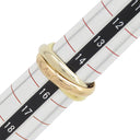 カルティエ Cartier トリニティ クラシック ホワイトゴールドXイエローゴールドXピンクゴールド K18WG K18YG K18PG #56(JP16) リング 指輪 3連 3カラー 15号