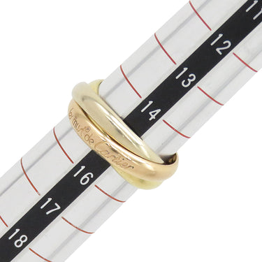 カルティエ Cartier トリニティ クラシック ホワイトゴールドXイエローゴールドXピンクゴールド K18WG K18YG K18PG #56(JP16) リング 指輪 3連 3カラー 15号