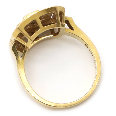 TASAKI TASAKI スクエア ダイヤリング イエローゴールド K18YG ダイヤモンド リング 指輪 18K 750 YG 10.5号