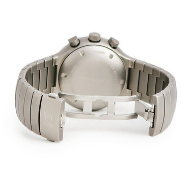 腕時計 ポルシェ デザイン PORSCHE DESIGN チタン クロノグラフ by エテルナ 6500.10.40 自動巻き メンズ 回転ベゼル デイデイト ブラック