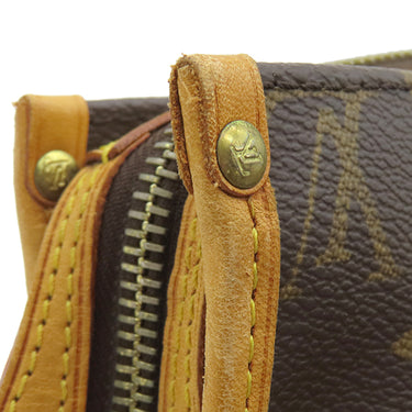 ルイヴィトン LOUIS VUITTON ポパンクール オ M40007 モノグラム モノグラムキャンバス ショルダーバッグ ゴールド金具 茶 肩掛け