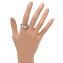 ノンブランド NON BRAND ダイヤリング プラチナシルバー Pt900 ダイヤモンド リング 指輪 19.5号