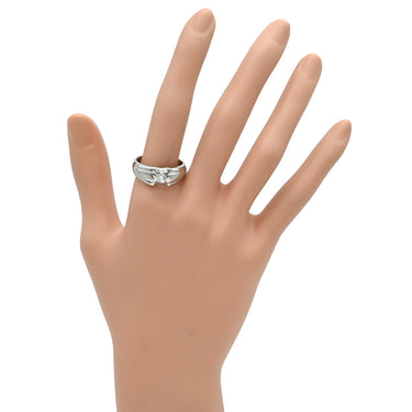 ノンブランド NON BRAND ダイヤリング プラチナシルバー Pt900 ダイヤモンド リング 指輪 19.5号