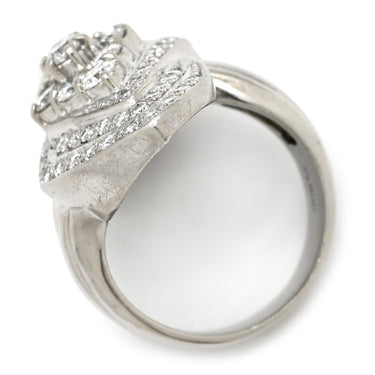 ノンブランド NON BRAND ダイヤ リング プラチナシルバー Pt900 ダイヤモンド リング 指輪 デザインリング パヴェ 13号