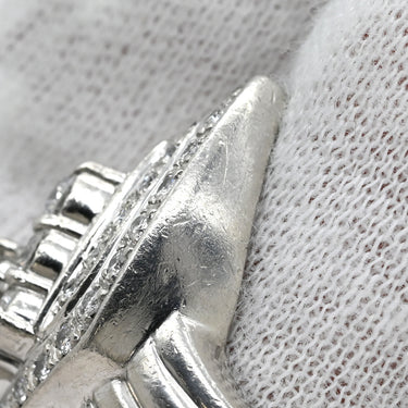 ノンブランド NON BRAND ダイヤ リング プラチナシルバー Pt900 ダイヤモンド リング 指輪 デザインリング パヴェ 13号