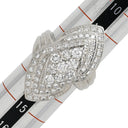 ノンブランド NON BRAND ダイヤ リング プラチナシルバー Pt900 ダイヤモンド リング 指輪 デザインリング パヴェ 13号