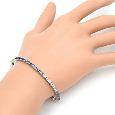 ダミアーニ DAMIANI タイムレス TIMELESS 20089702 ホワイトゴールド K18WG サファイア ダイヤモンド ブレスレット 青 テニスブレスレット
