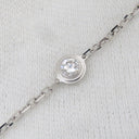 カルティエ Cartier ダムール B6063117 ホワイトゴールド K18WG ダイヤモンド ブレスレット 1Pダイヤ 750 18K 18金