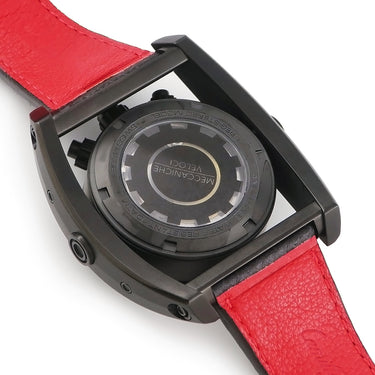 腕時計 メカニケヴェローチ MECCANICHE VELOCI クロノドライバー W130K265 自動巻き メンズ クロノグラフ スケルトン ブラックIPコーティング