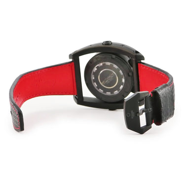 腕時計 メカニケヴェローチ MECCANICHE VELOCI クロノドライバー W130K265 自動巻き メンズ クロノグラフ スケルトン ブラックIPコーティング