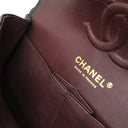 シャネル CHANEL マトラッセ23 ダブルフラップ チェーンショルダーバッグ ブラック キャビアスキン ショルダーバッグ ゴールド金具 黒 ココマーク