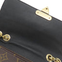 ルイヴィトン LOUIS VUITTON マルソー M46126 モノグラム モノグラムキャンバス ショルダーバッグ ゴールド金具 茶 黒 チェーンショルダー