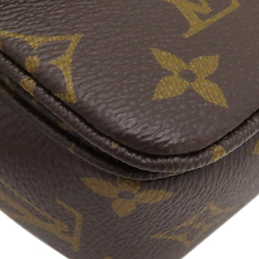 ルイヴィトン LOUIS VUITTON マルソー M46126 モノグラム モノグラムキャンバス ショルダーバッグ ゴールド金具 茶 黒 チェーンショルダー
