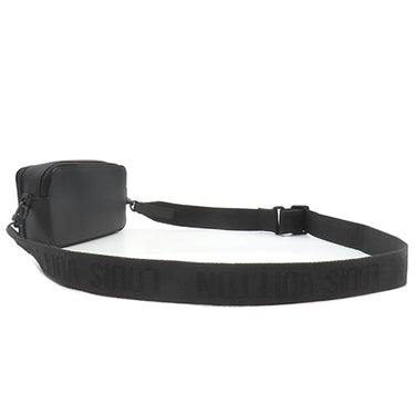 ルイヴィトン LOUIS VUITTON アルファ ウェアラブル ウォレット M59161 ノワール グレインカーフレザー ショルダーバッグ ブラック金具 黒 LVアエログラム