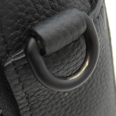 ルイヴィトン LOUIS VUITTON アルファ ウェアラブル ウォレット M59161 ノワール グレインカーフレザー ショルダーバッグ ブラック金具 黒 LVアエログラム