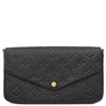 ルイヴィトン LOUIS VUITTON ポシェット フェリシー M82477 ブラック モノグラムアンプラント チェーンウォレット ゴールド金具 チェーンショルダー ポーチ 黒
