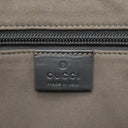 グッチ GUCCI グッチシマ メッセンジャーバッグ 406408 ブラック レザー ショルダーバッグ シルバー金具 黒