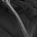 プラダ PRADA メタルロゴ BT0687 ブラック ナイロン レザー ショルダーバッグ ゴールド金具 黒