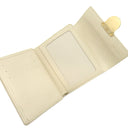 ルイヴィトン LOUIS VUITTON ポルトフォイユ コアラ N60013 ダミエアズール ダミエアズールキャンバス 三つ折り財布 ゴールド金具 白 イニシャル刻印あり