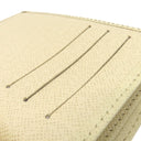 ルイヴィトン LOUIS VUITTON ポルトフォイユ コアラ N60013 ダミエアズール ダミエアズールキャンバス 三つ折り財布 ゴールド金具 白 イニシャル刻印あり