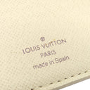 ルイヴィトン LOUIS VUITTON ポルトフォイユ コアラ N60013 ダミエアズール ダミエアズールキャンバス 三つ折り財布 ゴールド金具 白 イニシャル刻印あり