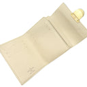 ルイヴィトン LOUIS VUITTON ポルトフォイユ コアラ N60013 ダミエアズール ダミエアズールキャンバス 三つ折り財布 ゴールド金具 白 イニシャル刻印あり