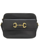 グッチ GUCCI ホースビット 1955 スモール ショルダーバッグ 645454 ブラック レザー ショルダーバッグ ゴールド金具 黒