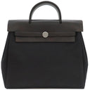 エルメス HERMES エールバッグ アドPM ブラック トワルオフィシエ ヴァッシュハンター 2WAYバッグ マットシルバー金具 黒 リュック バックパック