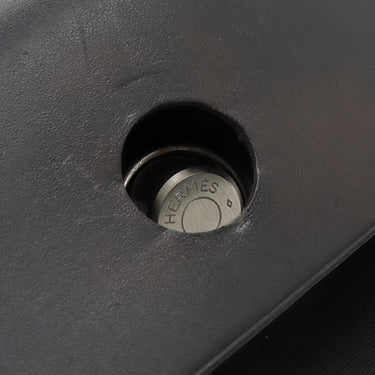 エルメス HERMES エールバッグ アドPM ブラック トワルオフィシエ ヴァッシュハンター 2WAYバッグ マットシルバー金具 黒 リュック バックパック