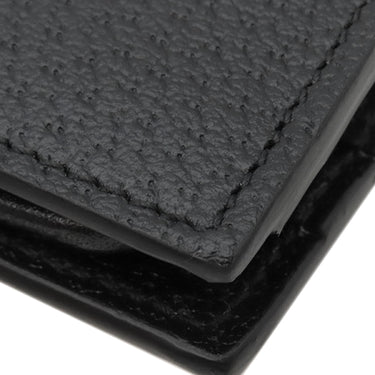 グッチ GUCCI GGマーモント ロングウォレット 423740 ブラック カーフスキンレザー 長財布 ヴィンテージ金具 黒 二つ折り財布