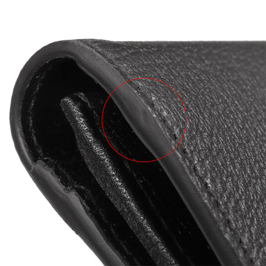 グッチ GUCCI GGマーモント ロングウォレット 423740 ブラック カーフスキンレザー 長財布 ヴィンテージ金具 黒 二つ折り財布