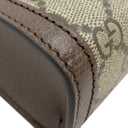 グッチ GUCCI スーパー ミニバッグ 772317 ベージュ×エボニー GGスプリームキャンバス 2WAYバッグ ゴールド金具 茶 ハンドバッグ ショルダー