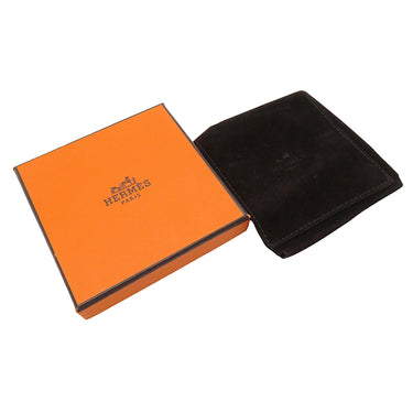 エルメス HERMES クリックH PM ブルー×シルバー メタル エナメル ブレスレット シルバー金具 Hブレス 水色