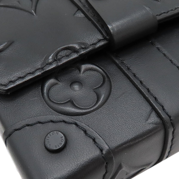 ルイヴィトン LOUIS VUITTON トランク スリングバッグ M57952 ブラック