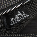 エルメス HERMES エールライントート PM グレー キャンバス トートバッグ シルバー金具 鍵/カデナ欠品