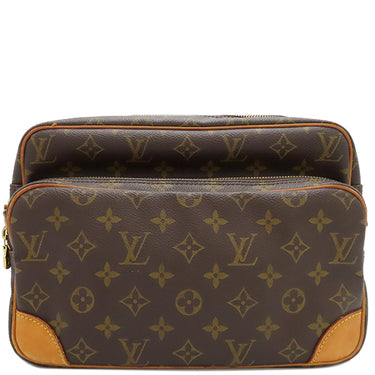 ルイヴィトン LOUIS VUITTON ナイル M45244 モノグラム モノグラムキャンバス ショルダーバッグ ゴールド金具 茶 斜め掛け