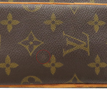 ルイヴィトン LOUIS VUITTON ナイル M45244 モノグラム モノグラムキャンバス ショルダーバッグ ゴールド金具 茶 斜め掛け