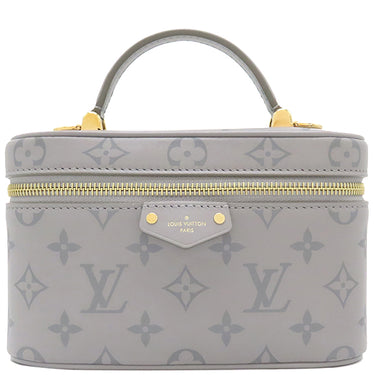 ルイヴィトン LOUIS VUITTON ヴァニティチェーンポーチ M12427 トリアノングレー カーフスキンレザー 2WAYバッグ ゴールド金具 ハンドバッグ ショルダーバッグ