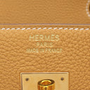 エルメス HERMES バーキン40 ナチュラルサブレ トゴ ハンドバッグ ゴールド金具 茶