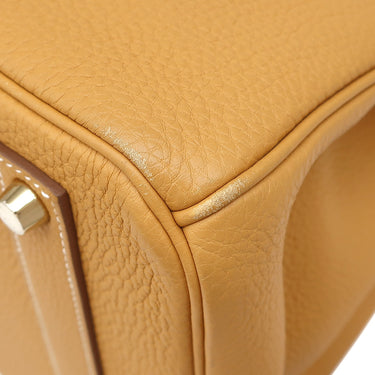 エルメス HERMES バーキン40 ナチュラルサブレ トゴ ハンドバッグ ゴールド金具 茶