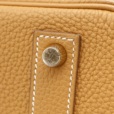 エルメス HERMES バーキン40 ナチュラルサブレ トゴ ハンドバッグ ゴールド金具 茶