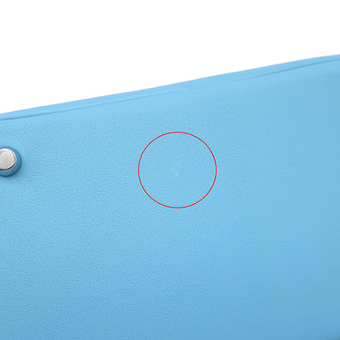 エルメス HERMES リンディ ミニ 20 セレスト スイフト ショルダーバッグ シルバー金具 新品 未使用 水色