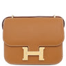 エルメス HERMES コンスタンス3 ミニ ミロワール ゴールド ヴォーエプソン ショルダーバッグ マットゴールド金具 新品 未使用 茶