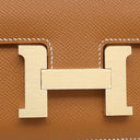 エルメス HERMES コンスタンス3 ミニ ミロワール ゴールド ヴォーエプソン ショルダーバッグ マットゴールド金具 新品 未使用 茶
