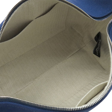 エルメス HERMES ブリッド ア ブラック PM マリン トワルアッシュ ポーチ シルバー金具 新品 未使用 紺 ハンドバッグ バニティバッグ