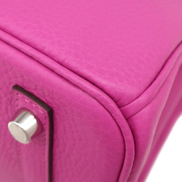 エルメス HERMES バーキン30 マグノリア トリヨンクレマンス ハンドバッグ シルバー金具