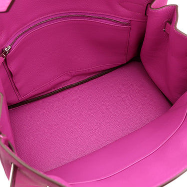 エルメス HERMES バーキン30 マグノリア トリヨンクレマンス ハンドバッグ シルバー金具